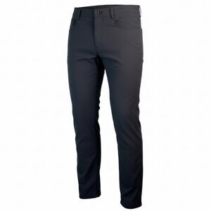 ORVIS Mens Fleece Lined Stretch Fabric Tech Pants Midnight Navy Side Pockets 32